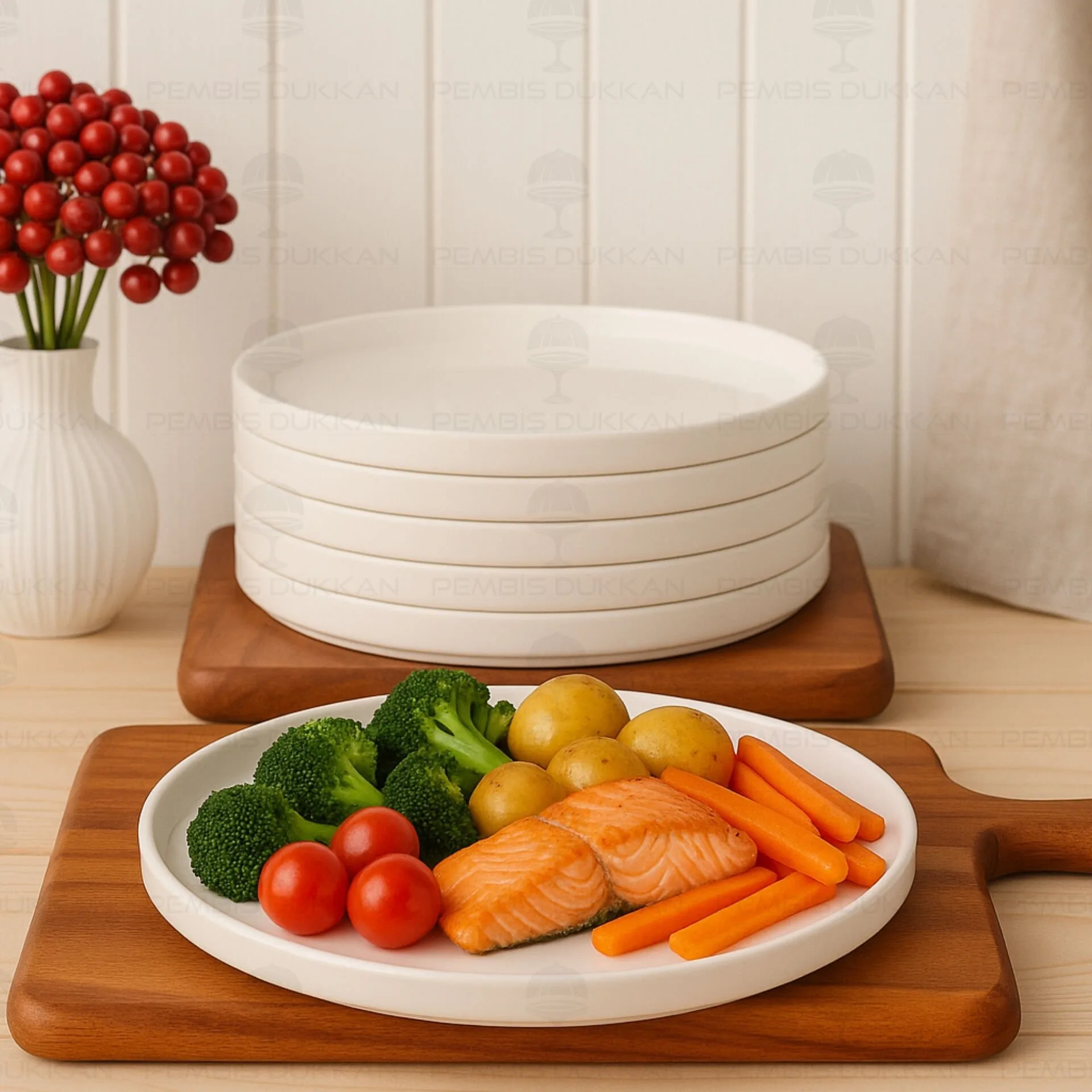 1 ADET CAPİTAL 26.7CM PORSELEN YEMEK & KAHVALTI SERVİS (POR1907)﻿