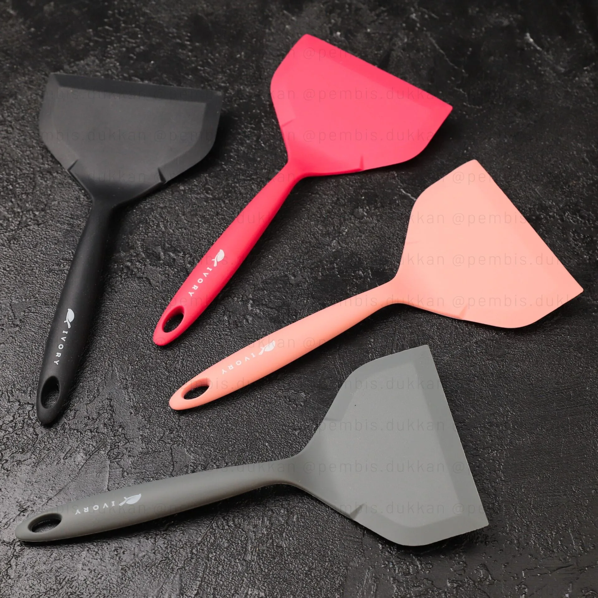 1 ADET GENİŞ SİLİKON SPATULA (RENK SEÇİNİZ)