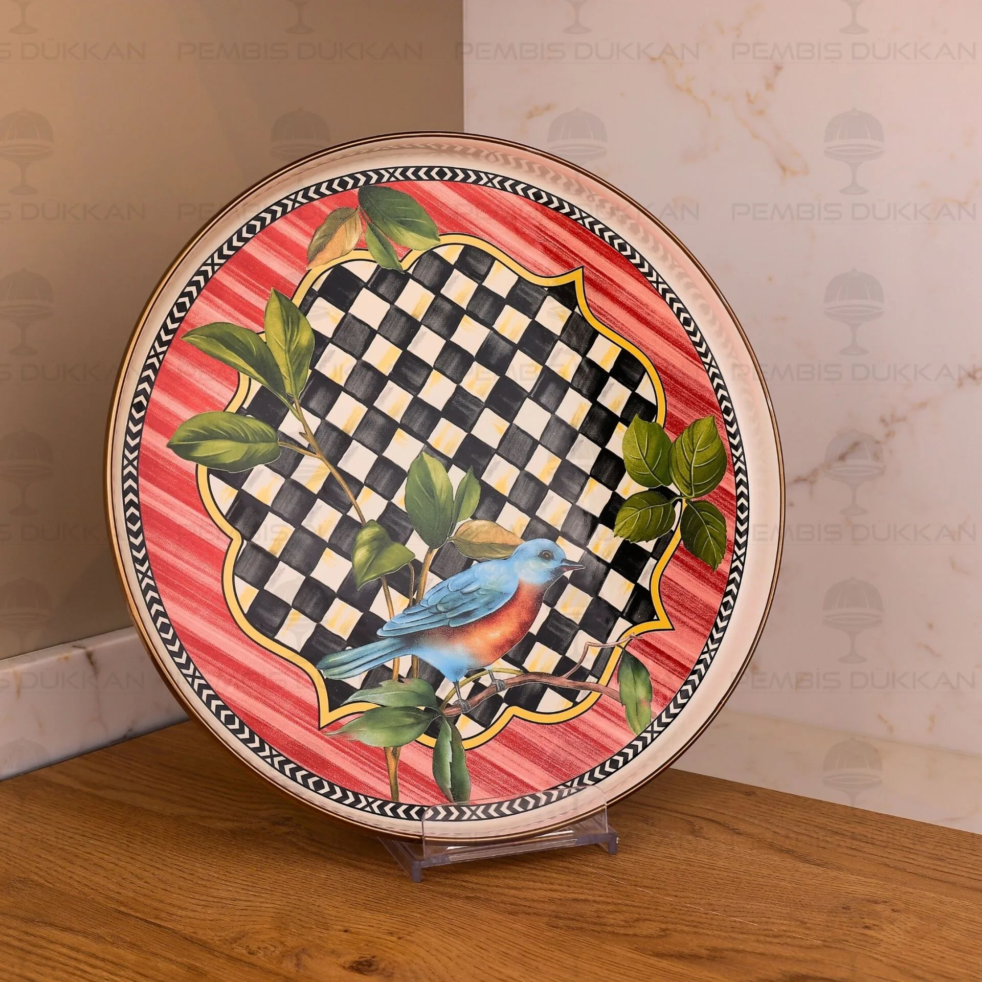 32CM PARADİSE EMAYE SUNUM TEPSİ