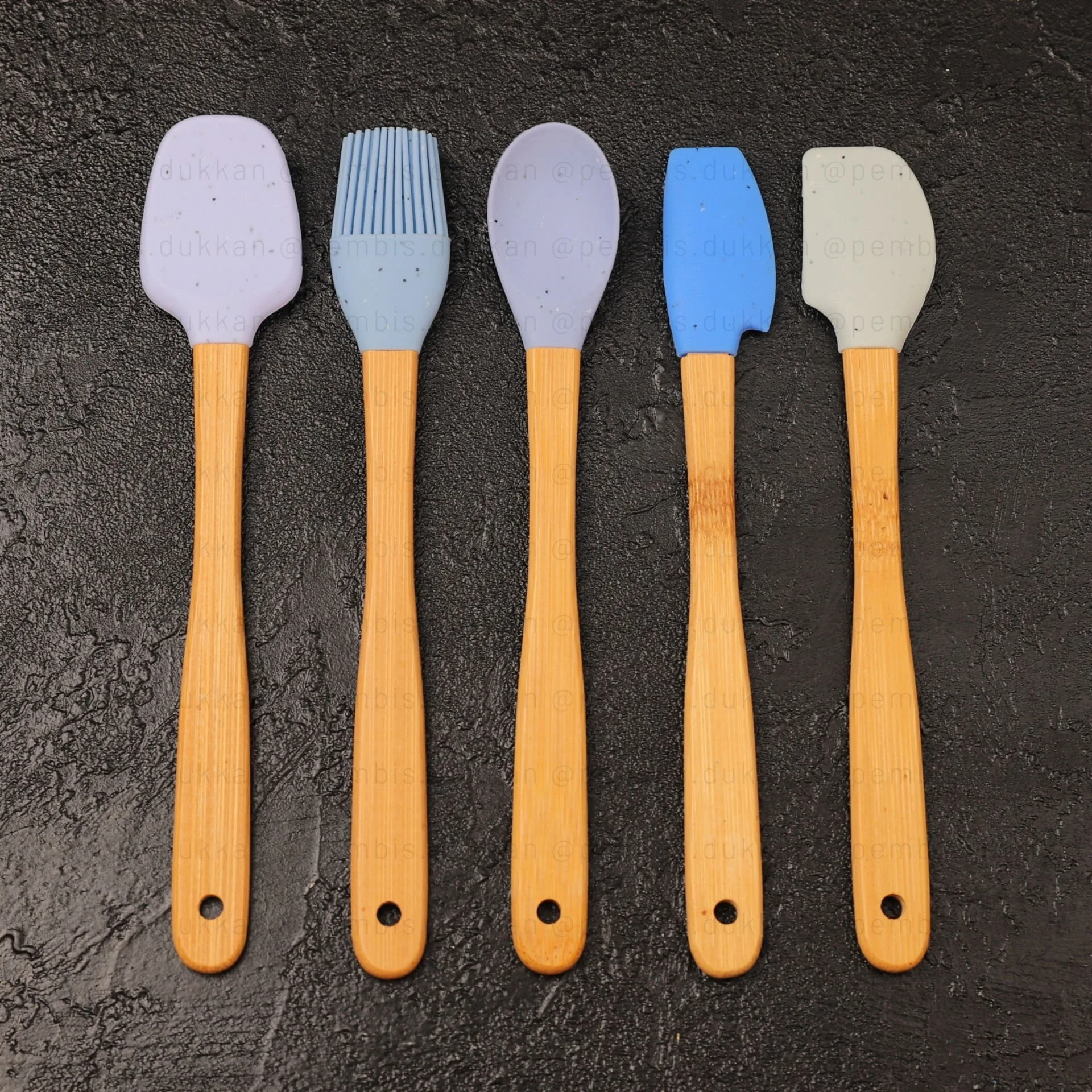 5Lİ MAVİLİ MİNİ SİLİKON SET (1111)
