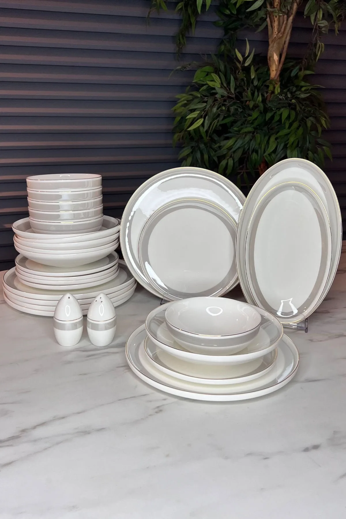AMBER 6 KİŞİLİK 28 PARÇA YEMEK TAKIMI