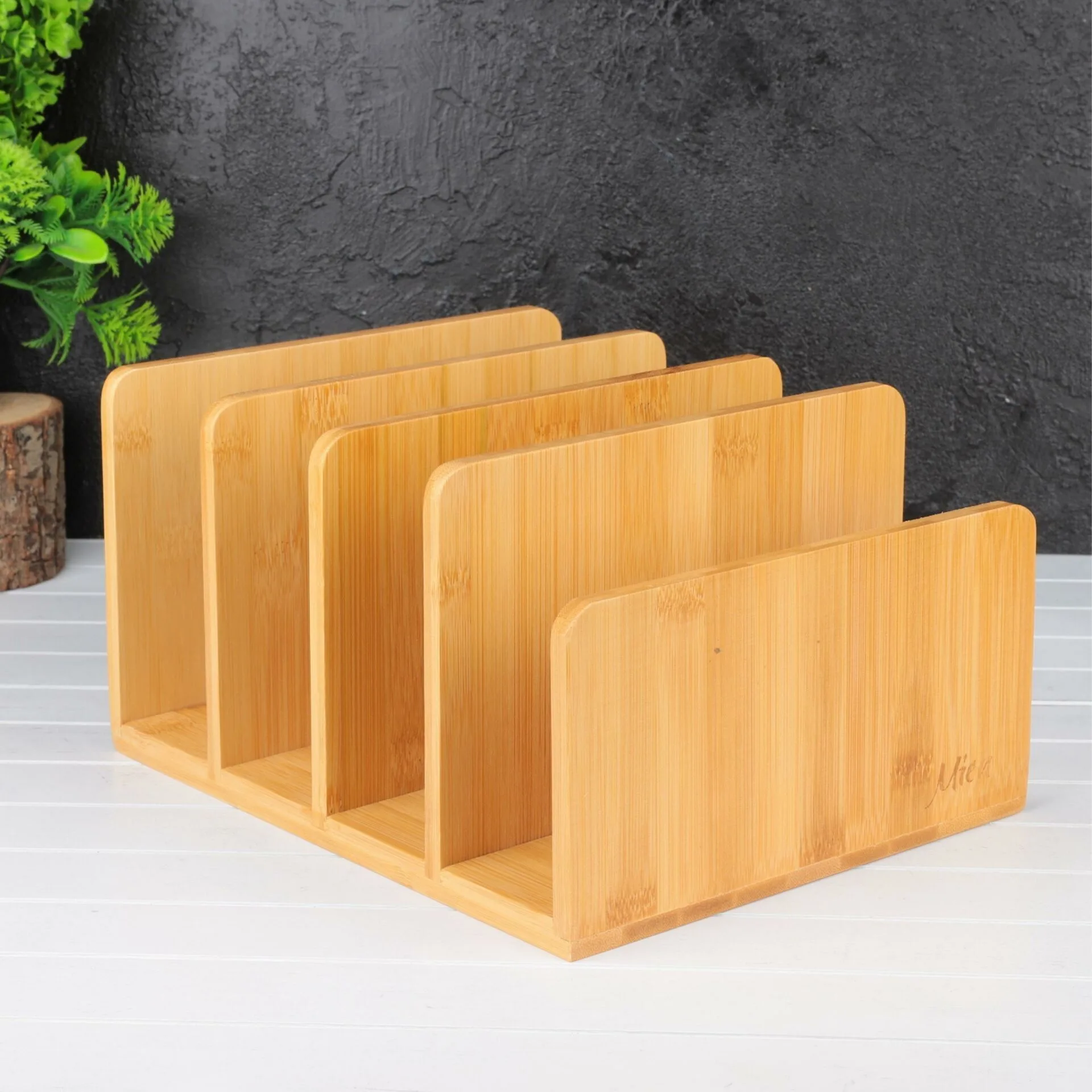 BAMBU 4 BÖLMELİ TABAK - TEPSİ - KAPAK DÜZENLEYİCİ STAND & TABAKLIK (740)