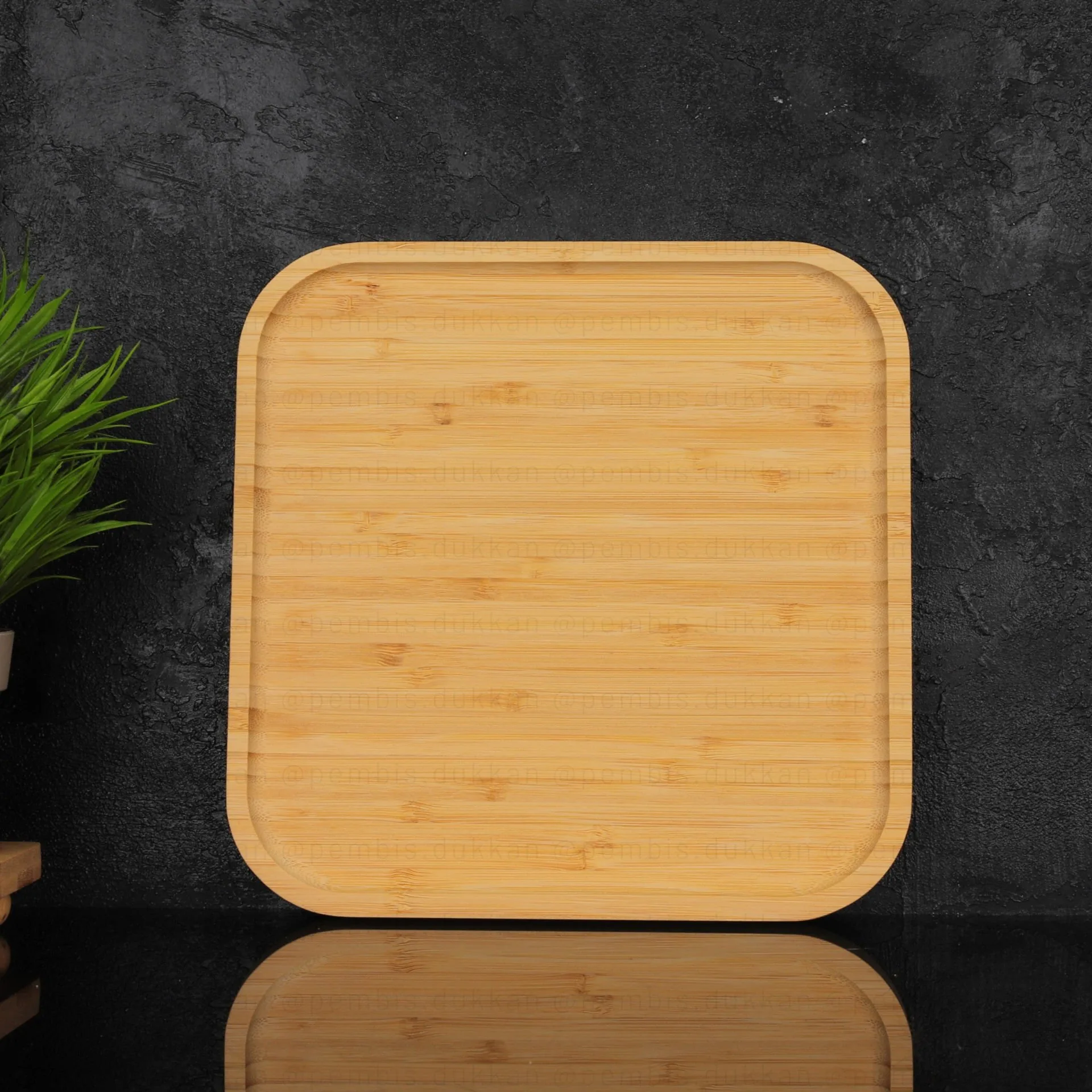 BAMBU KARE 24.5CM KAHVALTI & YEMEK SERVİS (612)