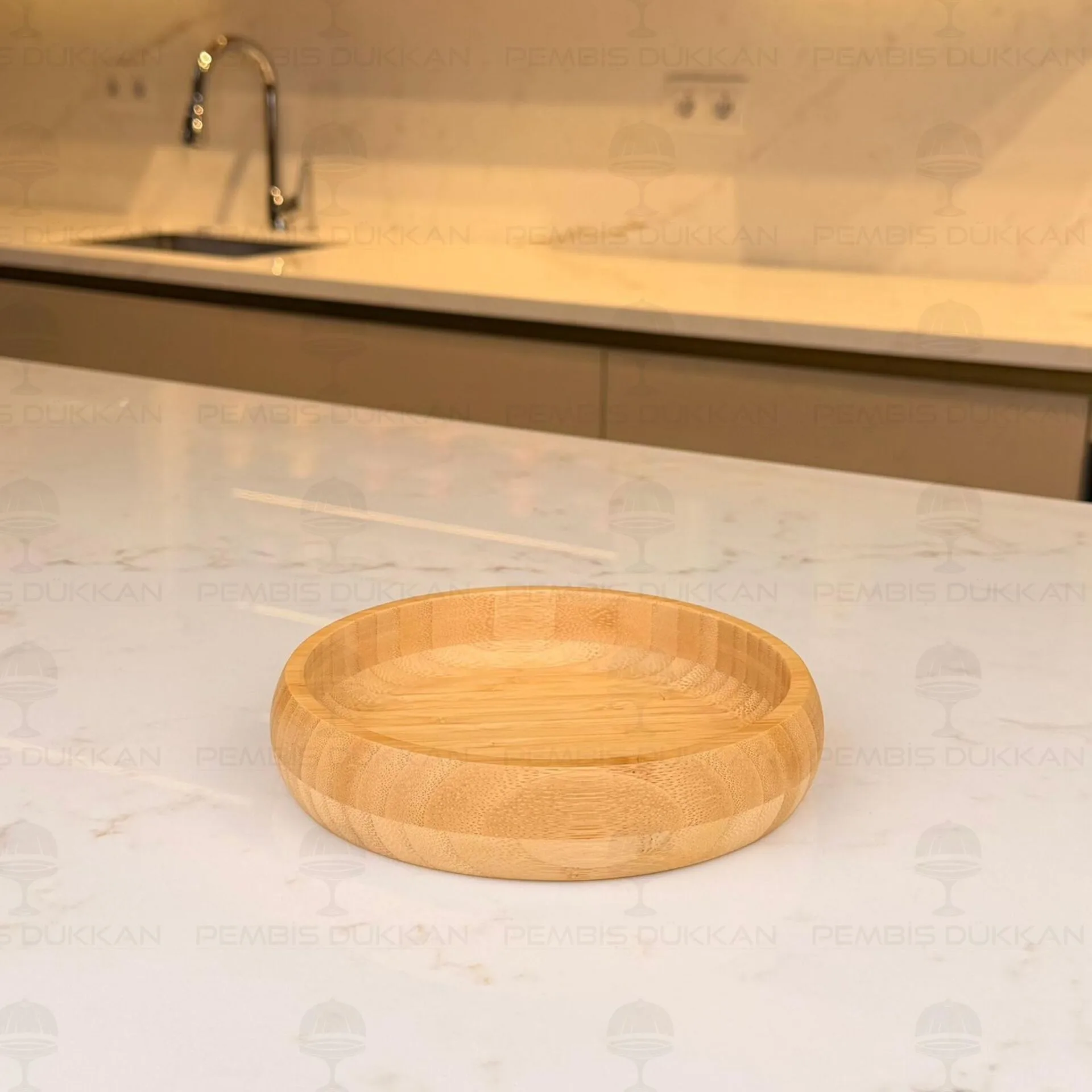 BAMBU YUVARLAK 18CM BASIK KASE (7B272)