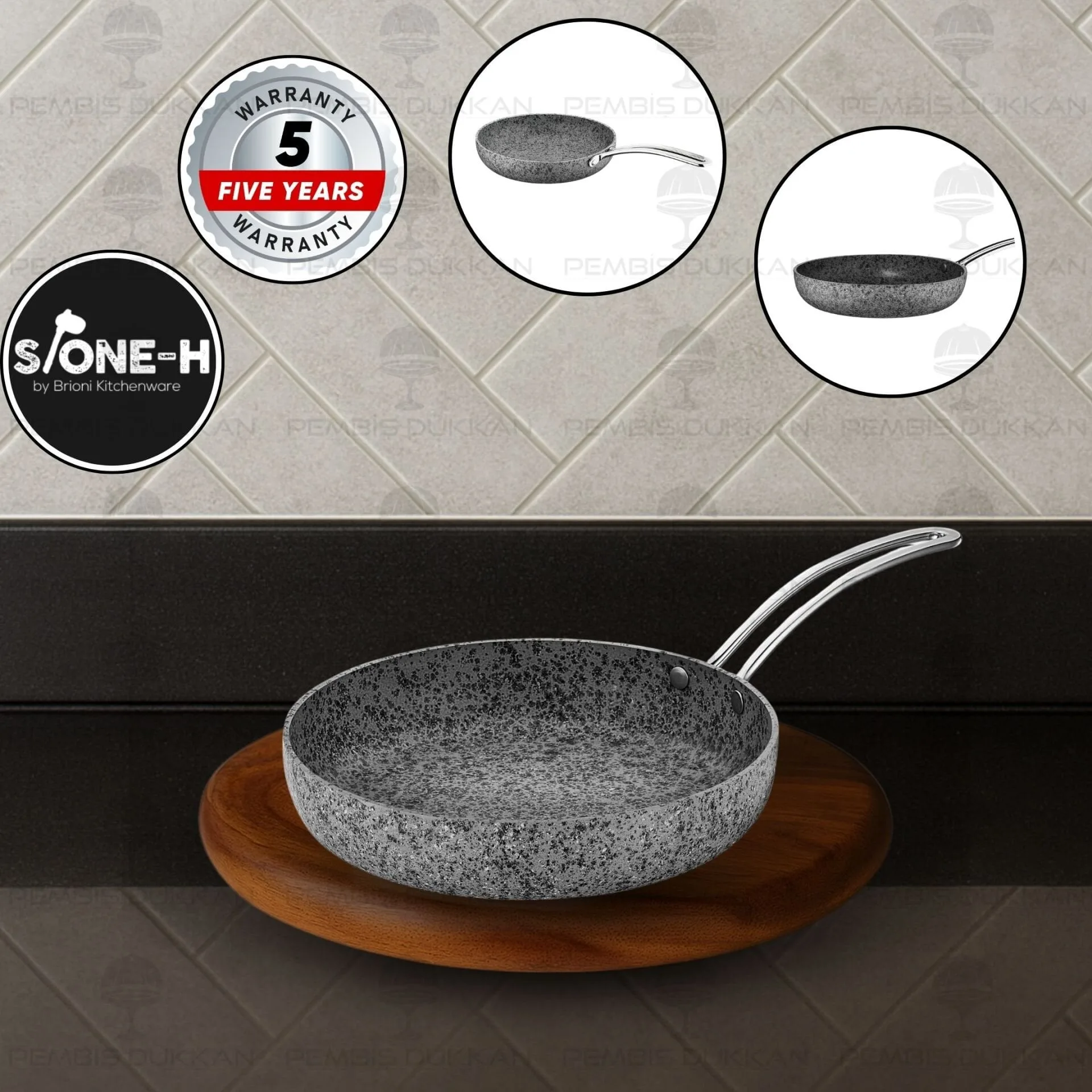 BRİONİ STONE-H 24 CM TAVA