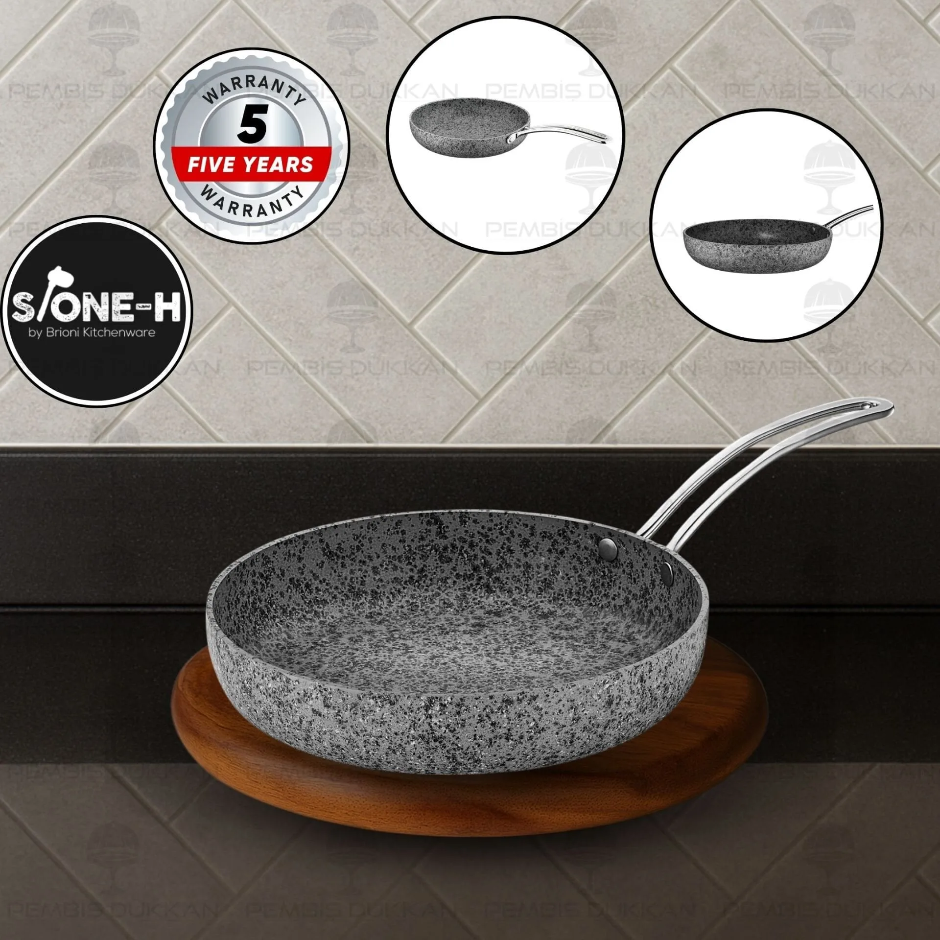 BRİONİ STONE-H 28 CM TAVA