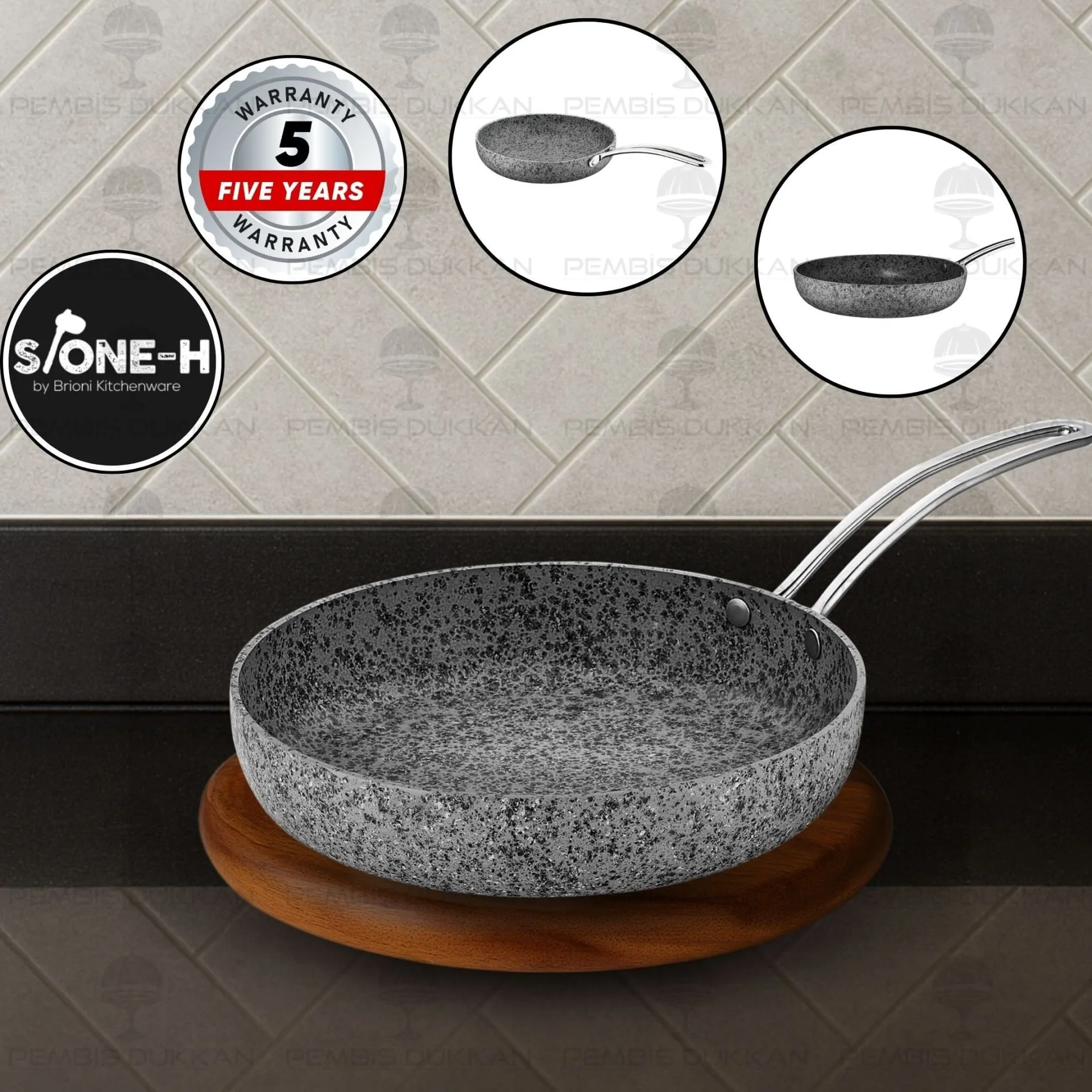 BRİONİ STONE-H 30 CM TAVA
