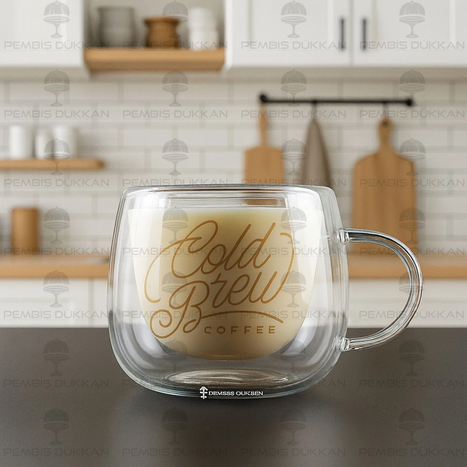 ÇİFT CİDARLI, COLD BREW COFFEE FİNCAN 300ML (13791)