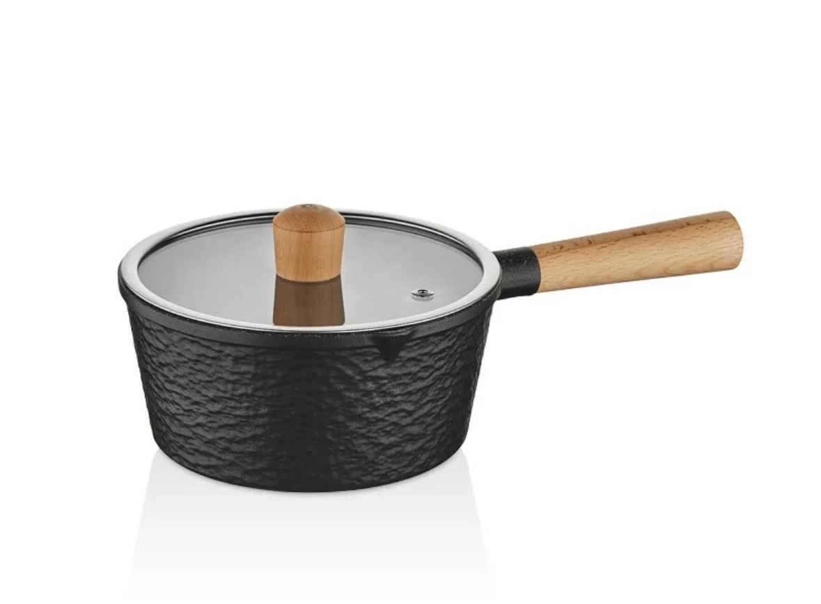 FALEZ 18CM BLACKLİNE  KAPAKLI SÜTLÜK