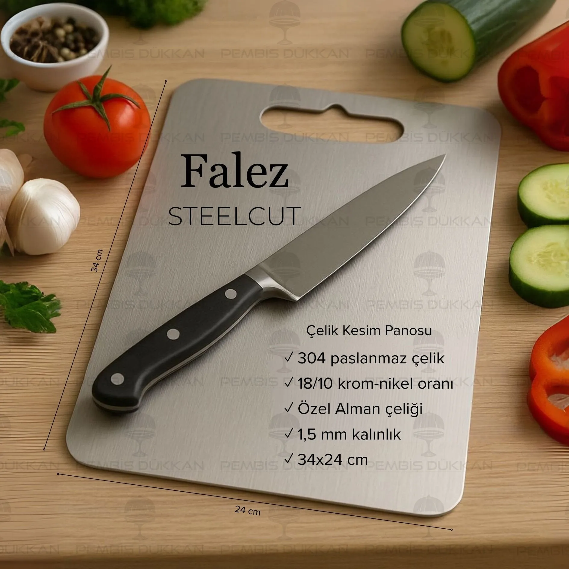 FALEZ ÇELİK KESİM PANOSU