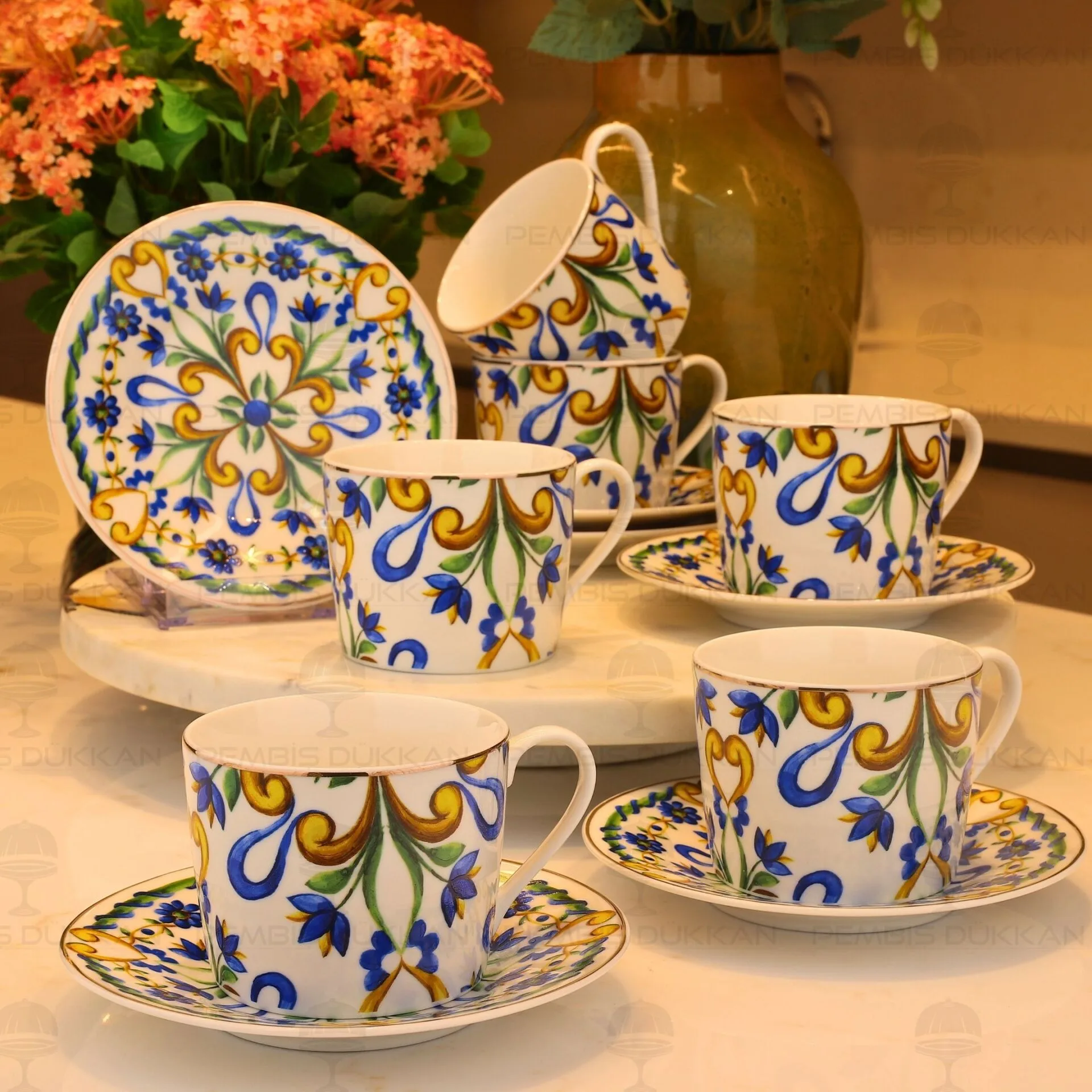 PROVENCE 6 KİŞİLİK ÇAY FİNCAN TAKIMI