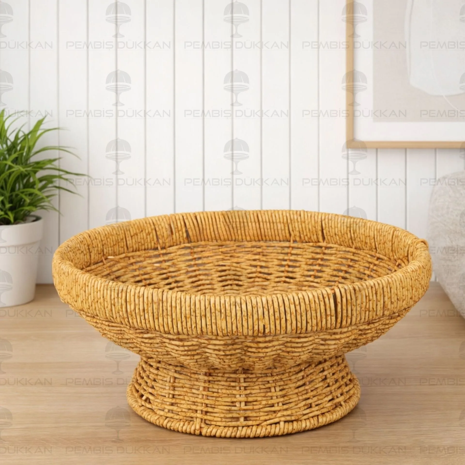 RATTAN AYAKLI MEYVELİK BÜYÜK (971)