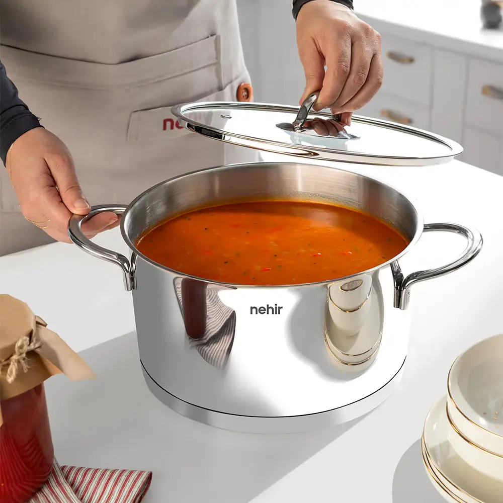 SILVER TREND ÇELİK 24CM DERİN TENCERE