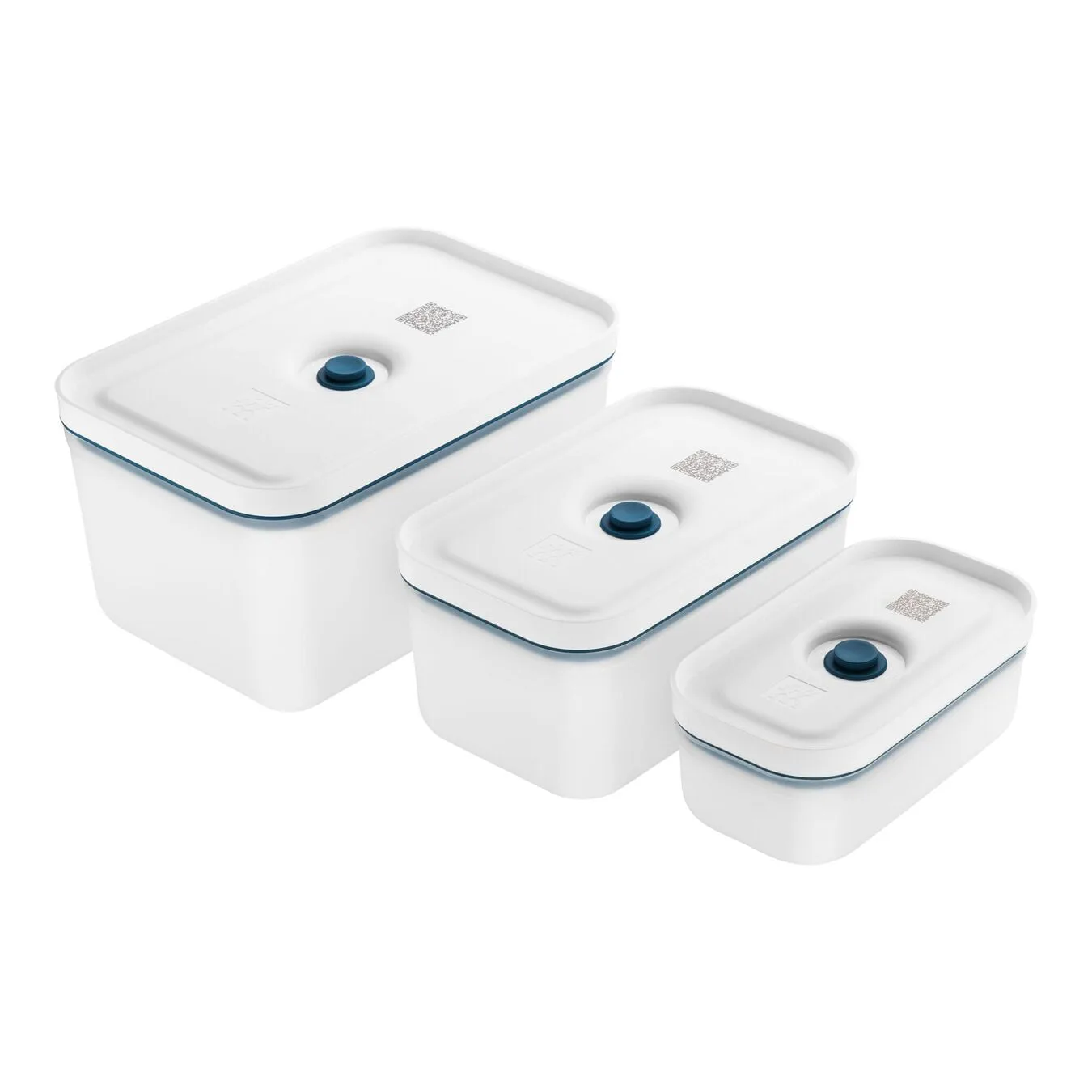 ZWILLING VAKUMLU 3LÜ SAKLAMA KABI SET PLASTİK YARI ŞEFFAF 1025986 FRESH & SAVE